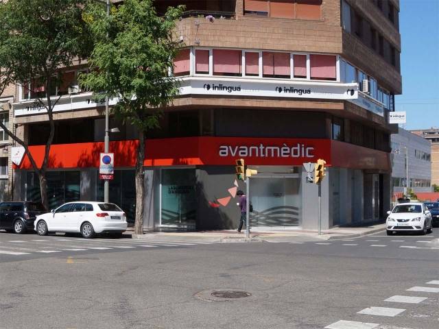 Façana de l'edifici nou d'Avantmèdic a Rovira Roure