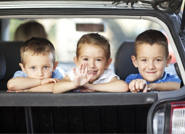 Niños en el coche