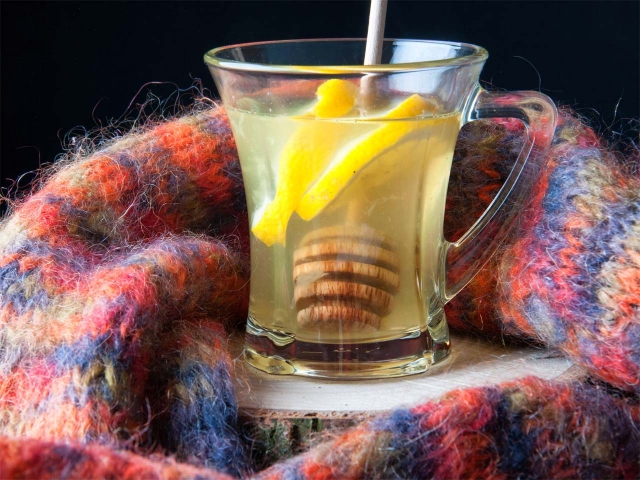 Infusion de miel con limón