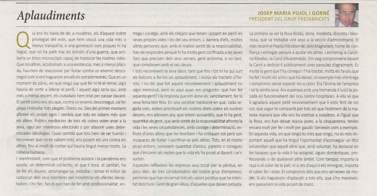2020-09-27 Escrit Josep M. Pujol